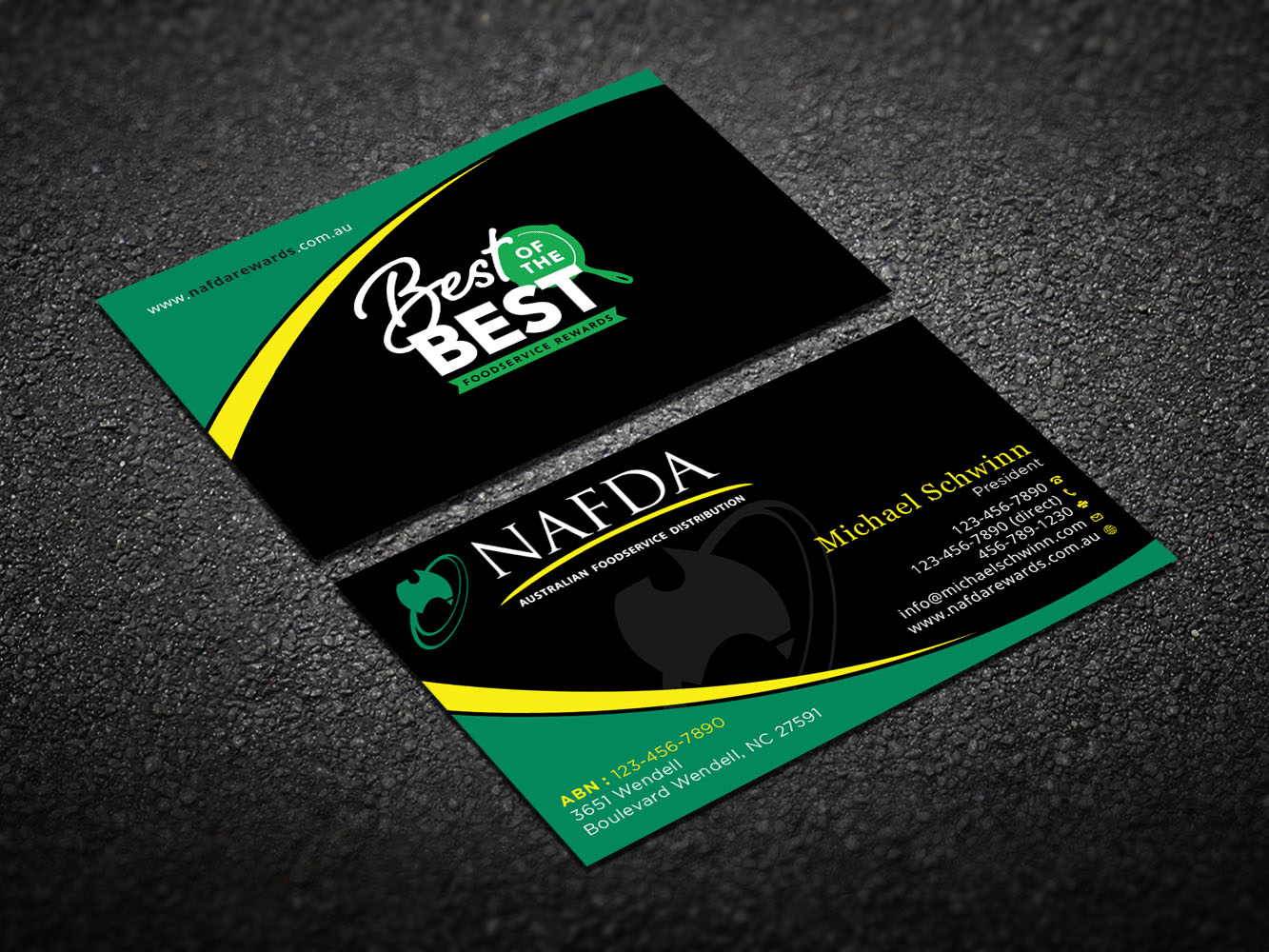 Diseño de Tarjeta de Presentación por Verified artistry (Design garden) para NAFDA Limited | Diseño #11021829