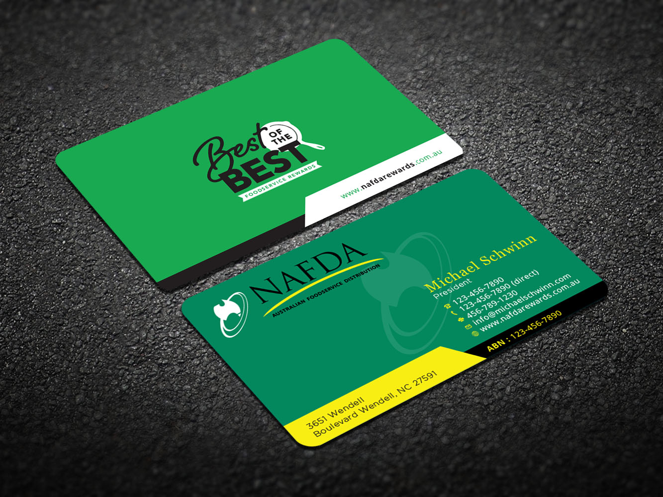Diseño de Tarjeta de Presentación por Verified artistry (Design garden) para NAFDA Limited | Diseño #11021842