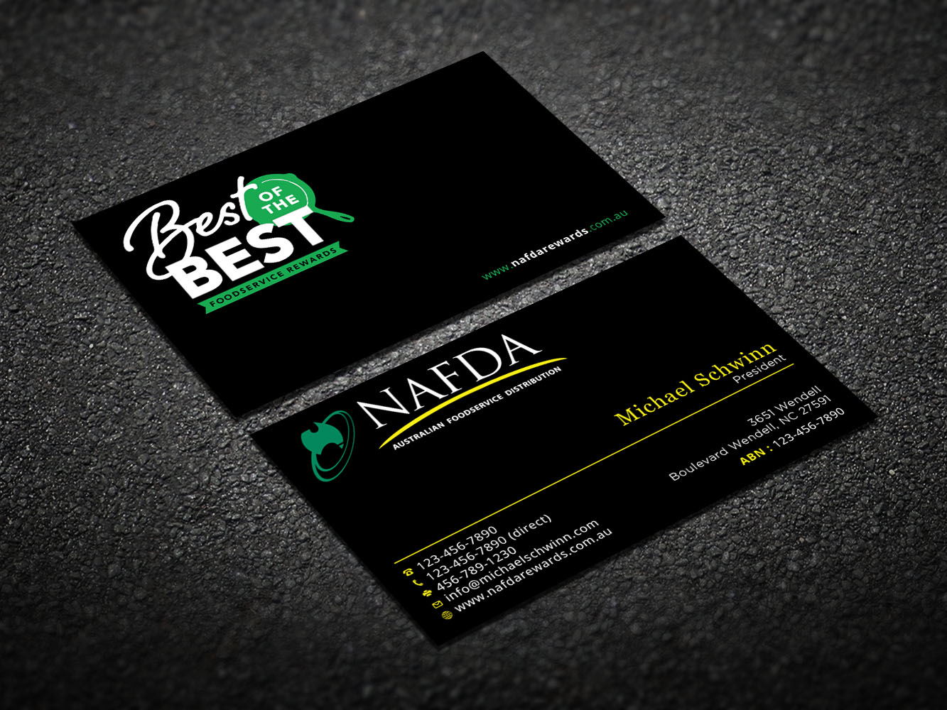 Business Card Design by Verified artistry (Design garden) for NAFDA Limited | Design #11021851