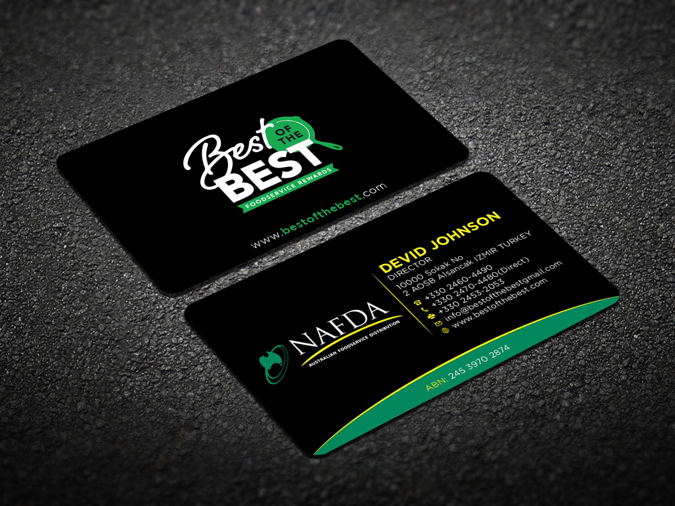 Business Card Design by Verified artistry (Design garden) for NAFDA Limited | Design #11021864