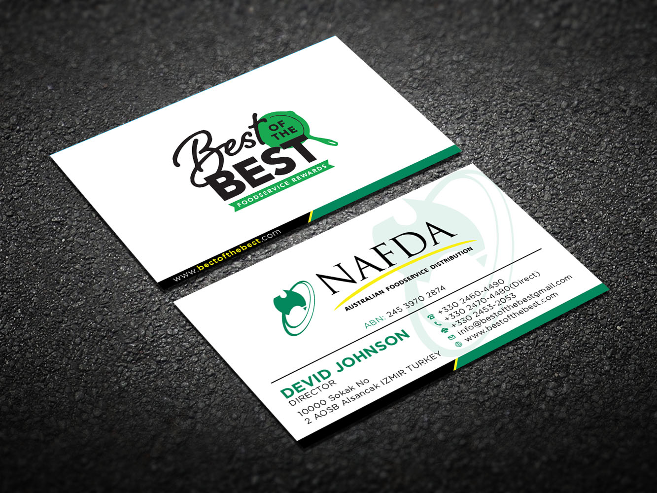 Business Card Design by Verified artistry (Design garden) for NAFDA Limited | Design #11021871