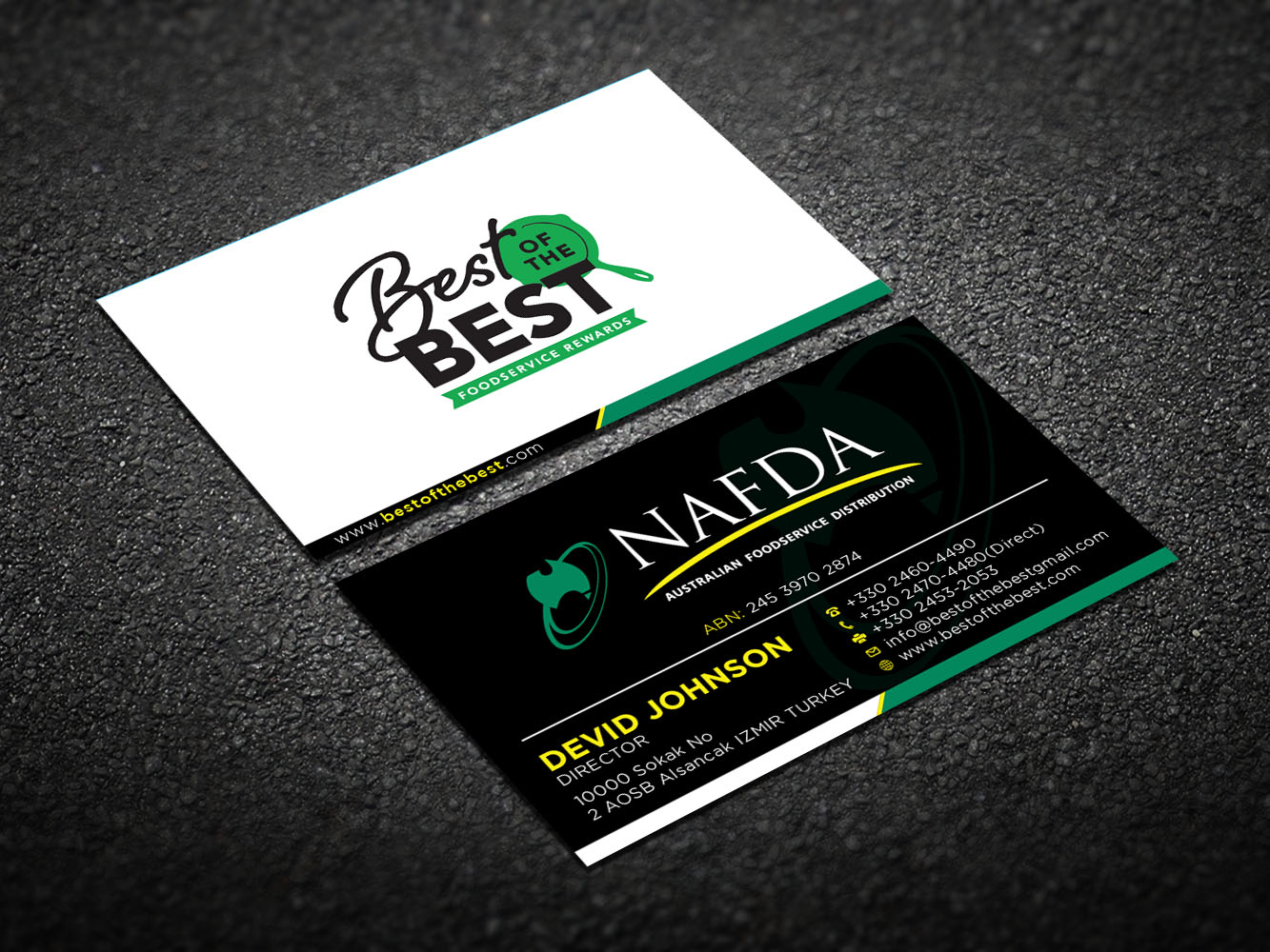 Business Card Design by Verified artistry (Design garden) for NAFDA Limited | Design #11021874
