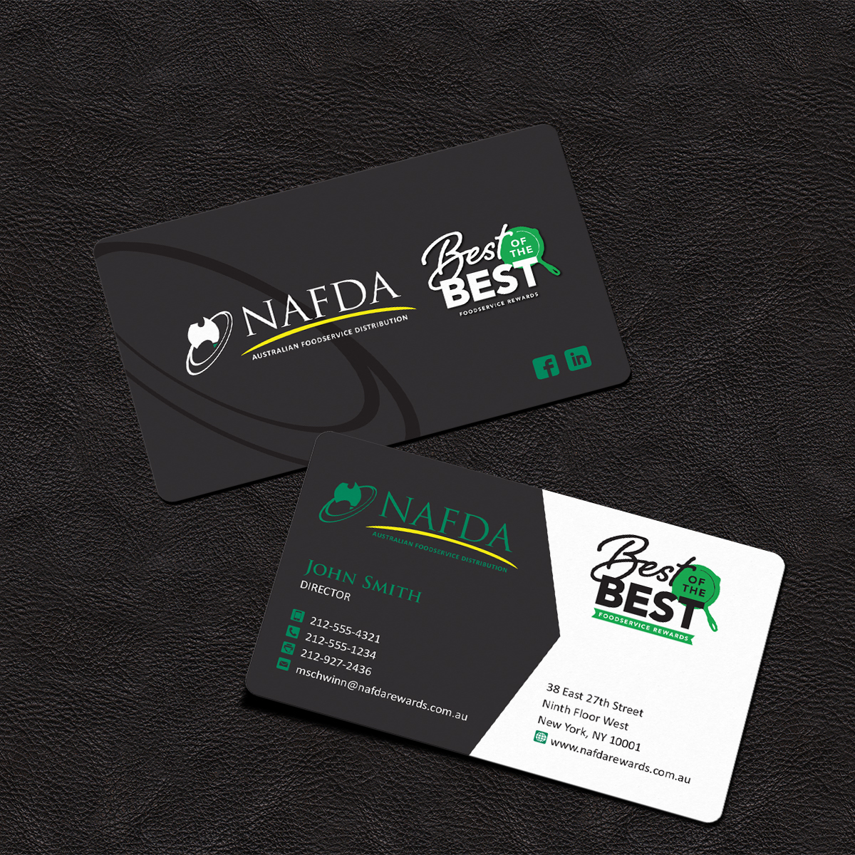 Business Card Design by Grafactory for NAFDA Limited | Design #11004702