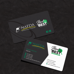 Business Card Design by Grafactory for NAFDA Limited | Design: #11004702