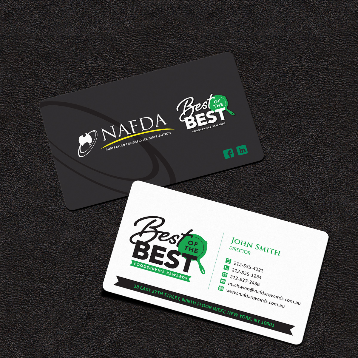 Business Card Design by Grafactory for NAFDA Limited | Design #11007514