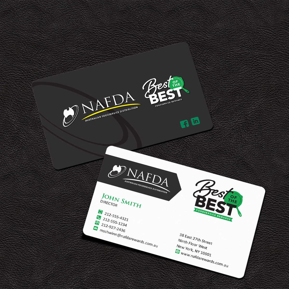 Design de Carte de Visite par Grafactory pour NAFDA Limited | Design #11007613