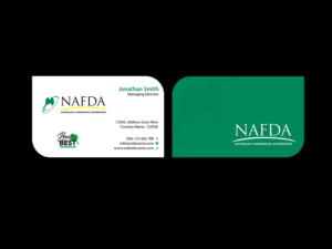 Design de Carte de Visite par Creations Box 2015 pour NAFDA Limited | Design : #11021384