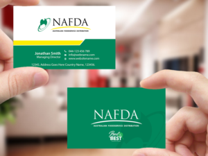 Design de Carte de Visite par Creations Box 2015 pour NAFDA Limited | Design : #11021388