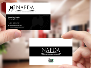 Design de Carte de Visite par Creations Box 2015 pour NAFDA Limited | Design : #11021390
