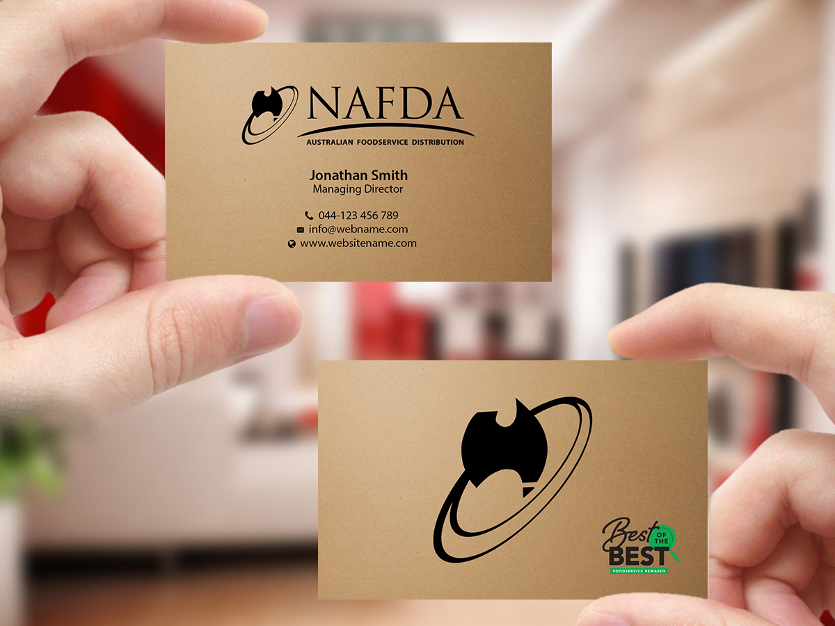 Design de Carte de Visite par Creations Box 2015 pour NAFDA Limited | Design #11021397
