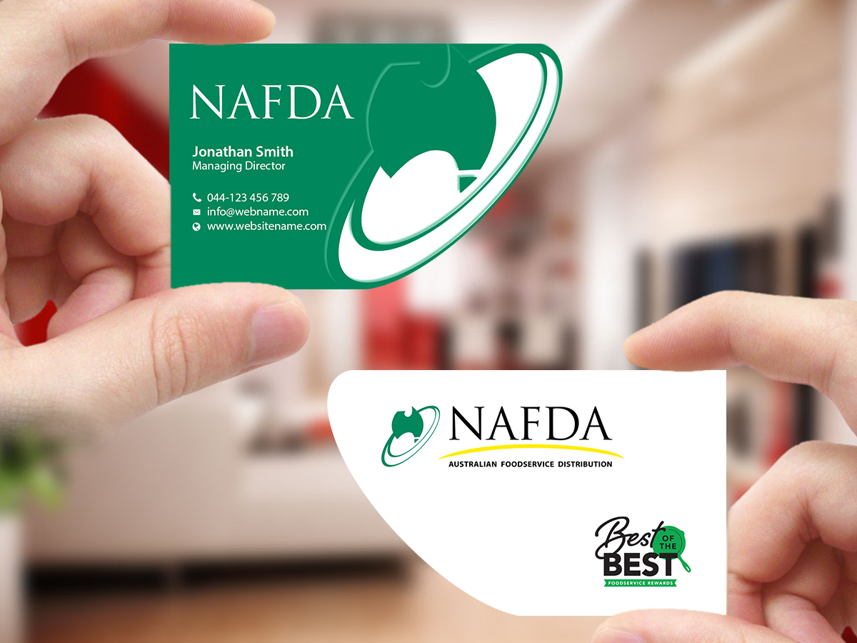 Business Card Design by Creations Box 2015 for NAFDA Limited | Design #11021400