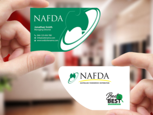 Design de Carte de Visite par Creations Box 2015 pour NAFDA Limited | Design : #11021400