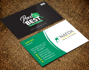 Business Card Design by Brand aid for NAFDA Limited | Design #11028475