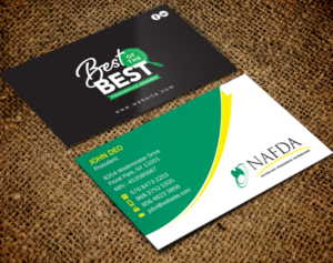 Business Card Design by Brand aid for NAFDA Limited | Design: #11028527