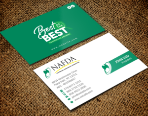 Business Card Design by Brand aid for NAFDA Limited | Design: #11028530