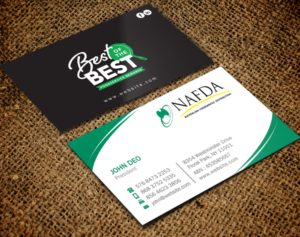 Business Card Design by Brand aid for NAFDA Limited | Design: #11028533