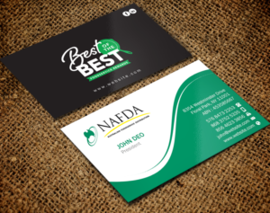 Business Card Design by Brand aid for NAFDA Limited | Design: #11028536