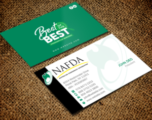 Business Card Design by Brand aid for NAFDA Limited | Design: #11028538