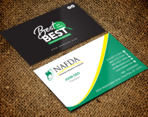 Business Card Design by Brand aid for NAFDA Limited | Design: #11028540