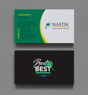 Business Card Design by chandrayaan.creative for NAFDA Limited | Design: #11005708