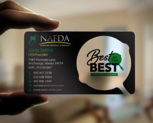 Design de Carte de Visite par chandrayaan.creative pour NAFDA Limited | Design : #11005710