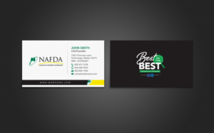 Business Card Design by chandrayaan.creative for NAFDA Limited | Design: #11005724