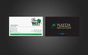 Business Card Design by chandrayaan.creative for NAFDA Limited | Design: #11028410