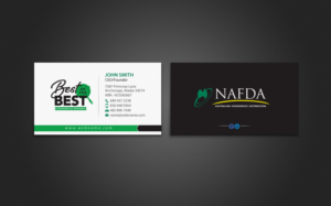 Business Card Design by chandrayaan.creative for NAFDA Limited | Design: #11028413