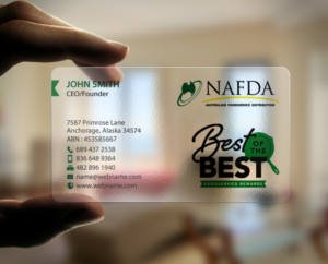 Business Card Design by chandrayaan.creative for NAFDA Limited | Design: #11028415
