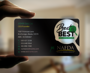 Business Card Design by chandrayaan.creative for NAFDA Limited | Design: #11094871