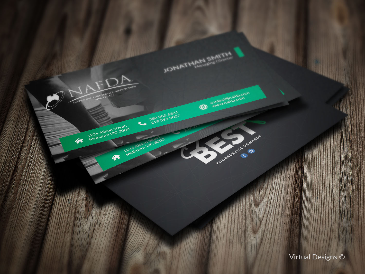 Design de Carte de Visite par SyncFuse™ Solutions pour NAFDA Limited | Design #11003129