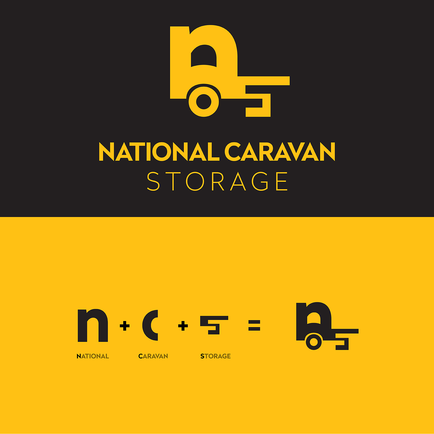Diseño de Logo por Marc Ray para National Caravan Storage | Diseño #11058030