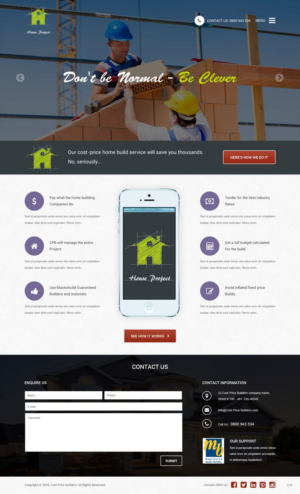 Diseño Web por pb para Webber Projects Ltd | Diseño: #11018917