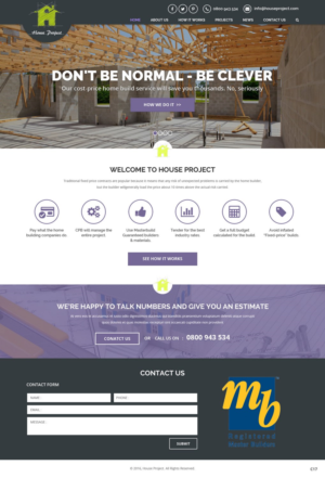 Web Design by pb for Webber Projects Ltd | Design: #11018923