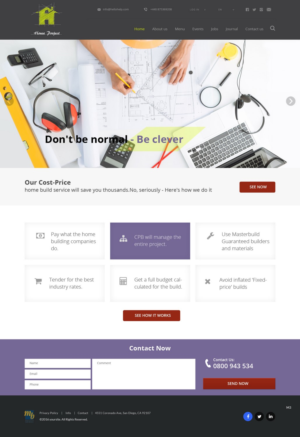 Diseño Web por pb para Webber Projects Ltd | Diseño: #11020334