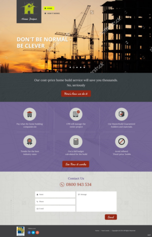 Diseño Web por pb para Webber Projects Ltd | Diseño: #11033098