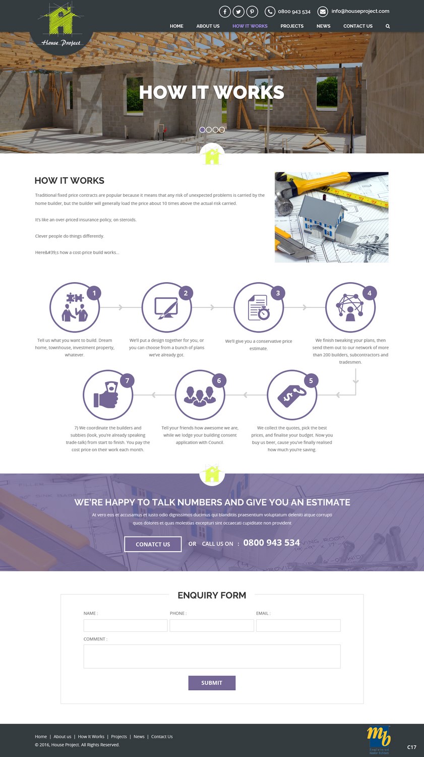 Diseño Web por pb para Webber Projects Ltd | Diseño #11033099