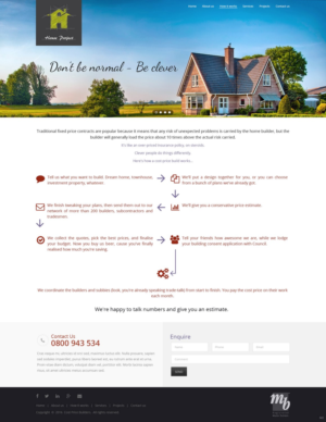 Diseño Web por pb para Webber Projects Ltd | Diseño: #11033100