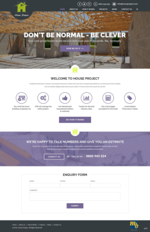 Web Design by pb for Webber Projects Ltd | Design: #11033101