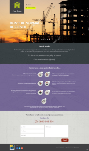 Diseño Web por pb para Webber Projects Ltd | Diseño: #11033117
