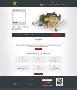 Web Design by pb for Webber Projects Ltd | Design: #11038732