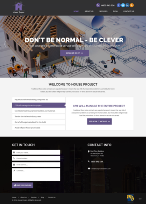 Web Design by pb for Webber Projects Ltd | Design: #11078099