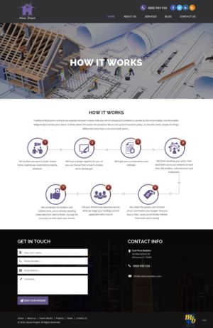 Web Design by pb for Webber Projects Ltd | Design: #11078100