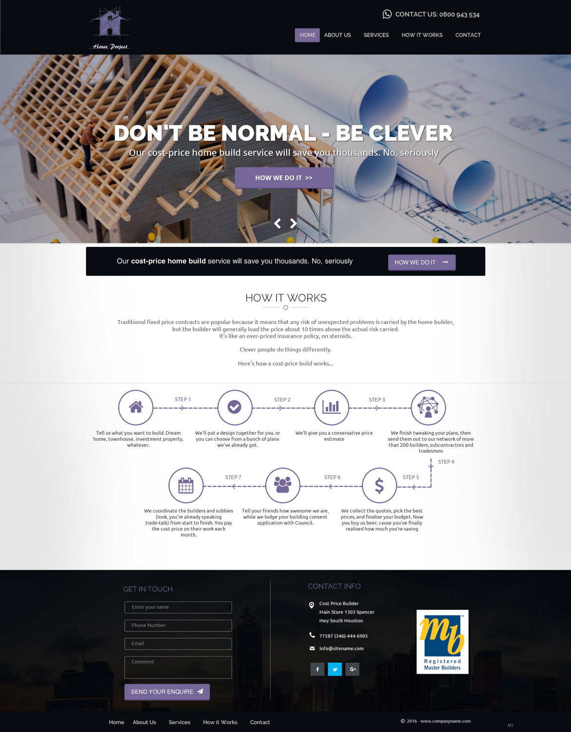 Web Design by pb for Webber Projects Ltd | Design #11078101