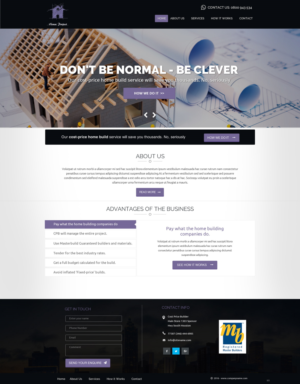 Diseño Web por pb para Webber Projects Ltd | Diseño: #11078102