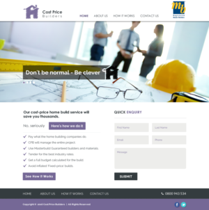 Web Design by Sbss for Webber Projects Ltd | Design: #11018201