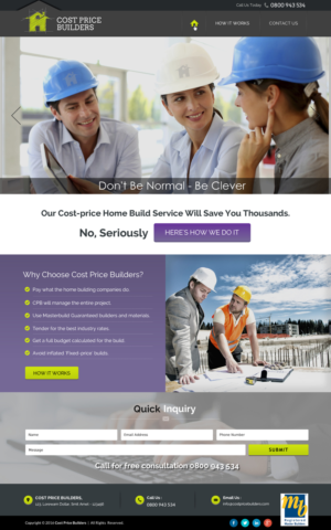 Diseño Web por Sbss para Webber Projects Ltd | Diseño: #11018335