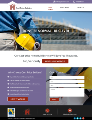Diseño Web por Sbss para Webber Projects Ltd | Diseño: #11030408