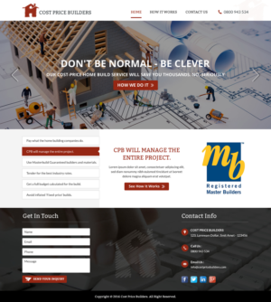 Web Design by Sbss for Webber Projects Ltd | Design: #11064573