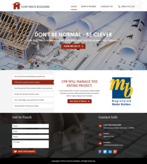 Web Design by Sbss for Webber Projects Ltd | Design: #11064575